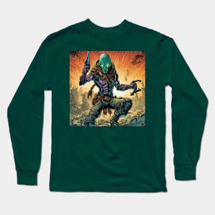 Alien Action Star Long Sleeve T-Shirt